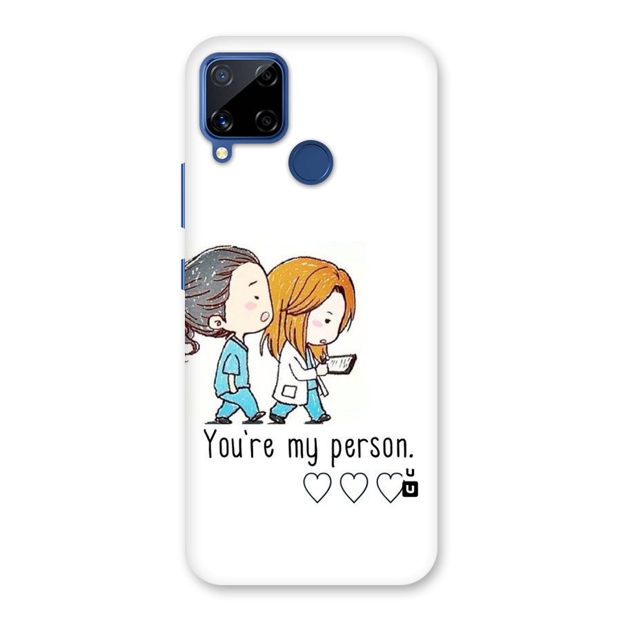 Two Friends In Coat Back Case for Realme Narzo 30A