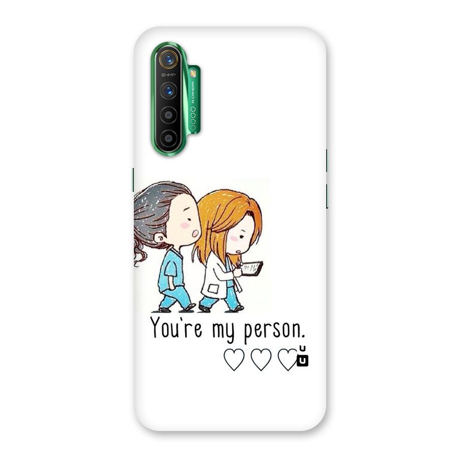Two Friends In Coat Back Case for Realme X2