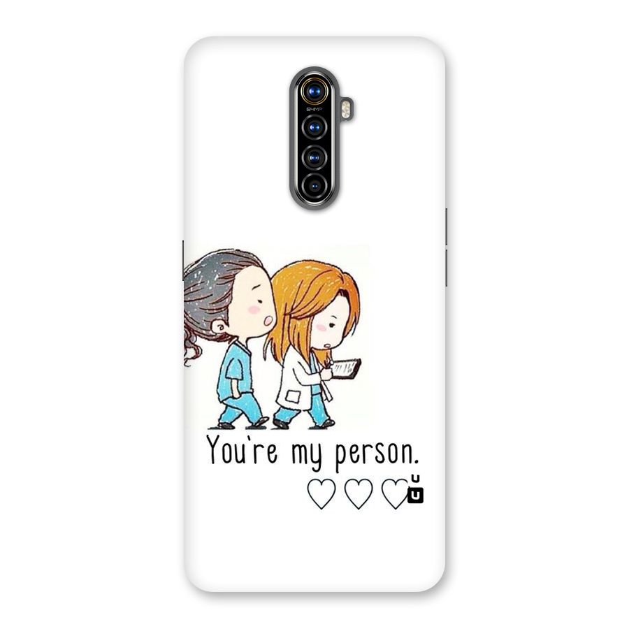 Two Friends In Coat Back Case for Realme X2 Pro