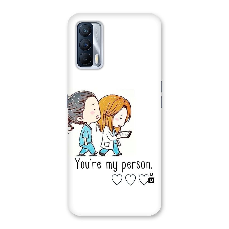 Two Friends In Coat Back Case for Realme X7