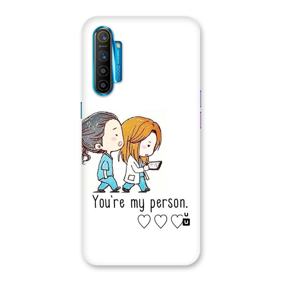 Two Friends In Coat Back Case for Realme XT