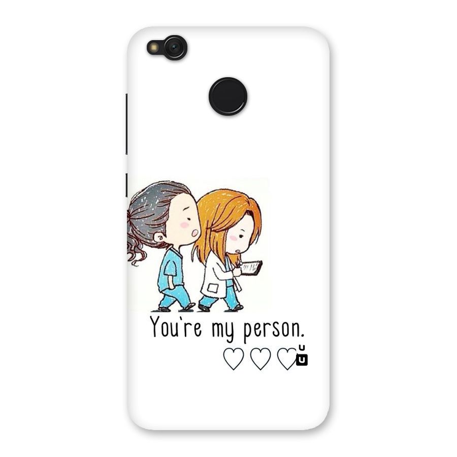 Two Friends In Coat Back Case for Redmi 4