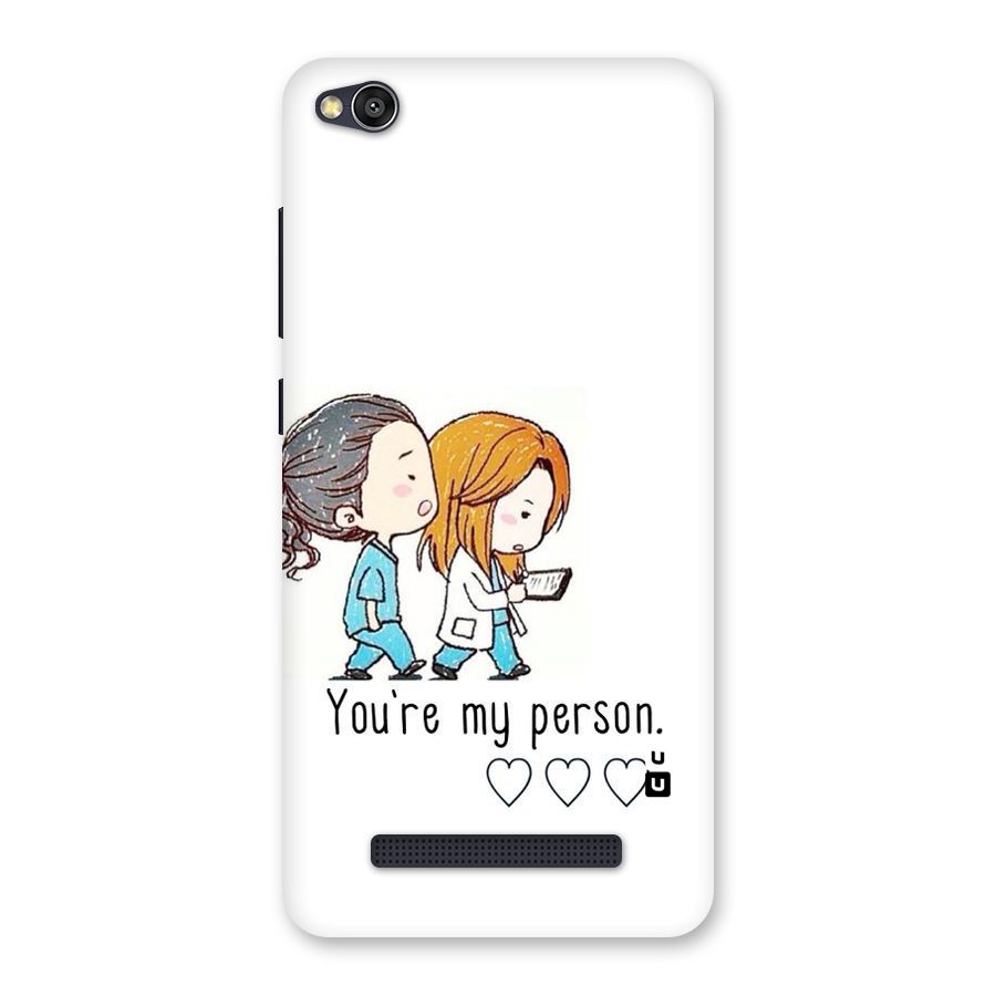Two Friends In Coat Back Case for Redmi 4A