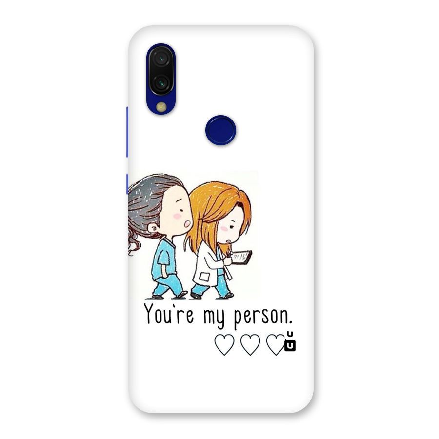Two Friends In Coat Back Case for Redmi 7