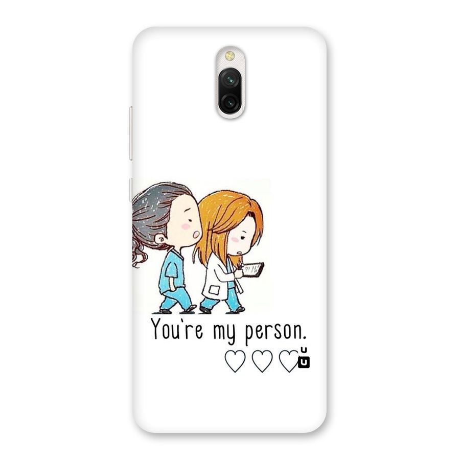 Two Friends In Coat Back Case for Redmi 8A Dual
