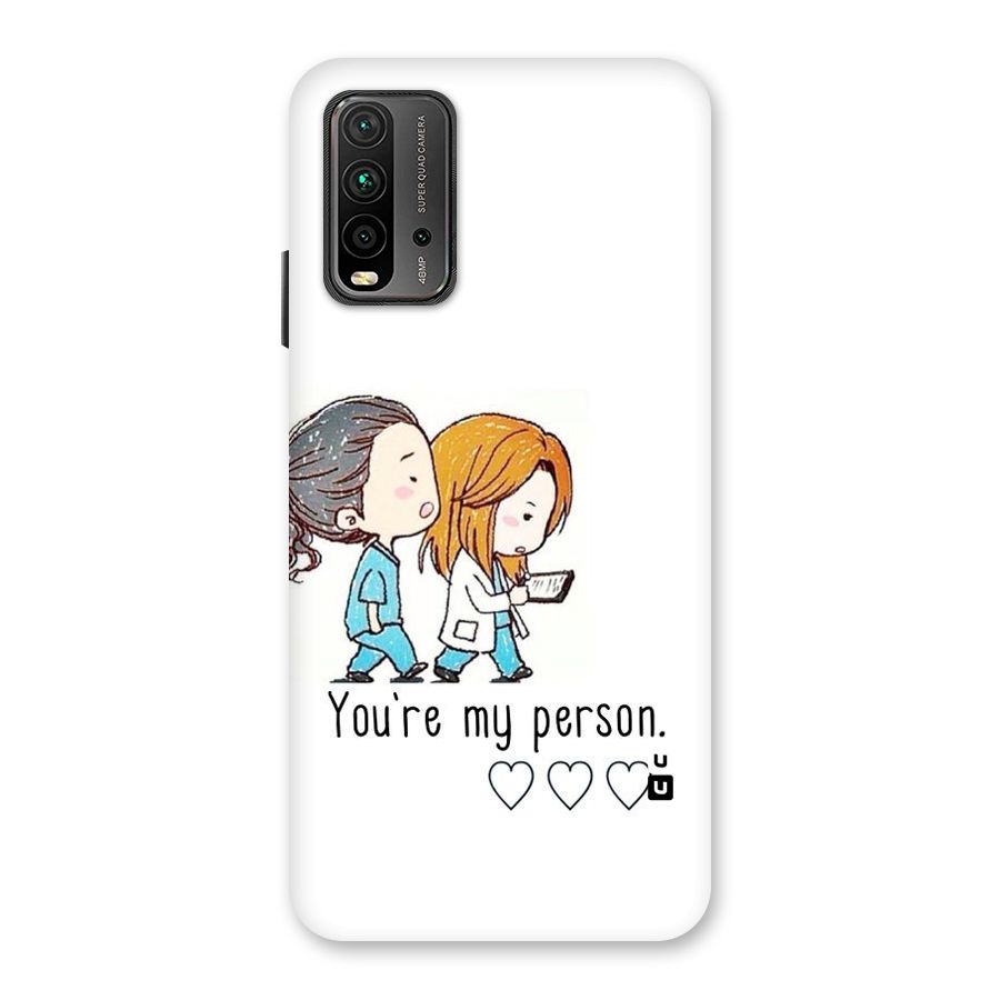 Two Friends In Coat Back Case for Redmi 9 Power