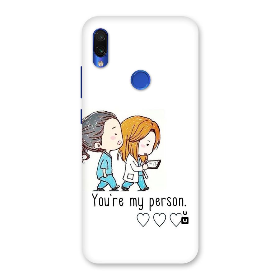 Two Friends In Coat Back Case for Redmi Note 7S