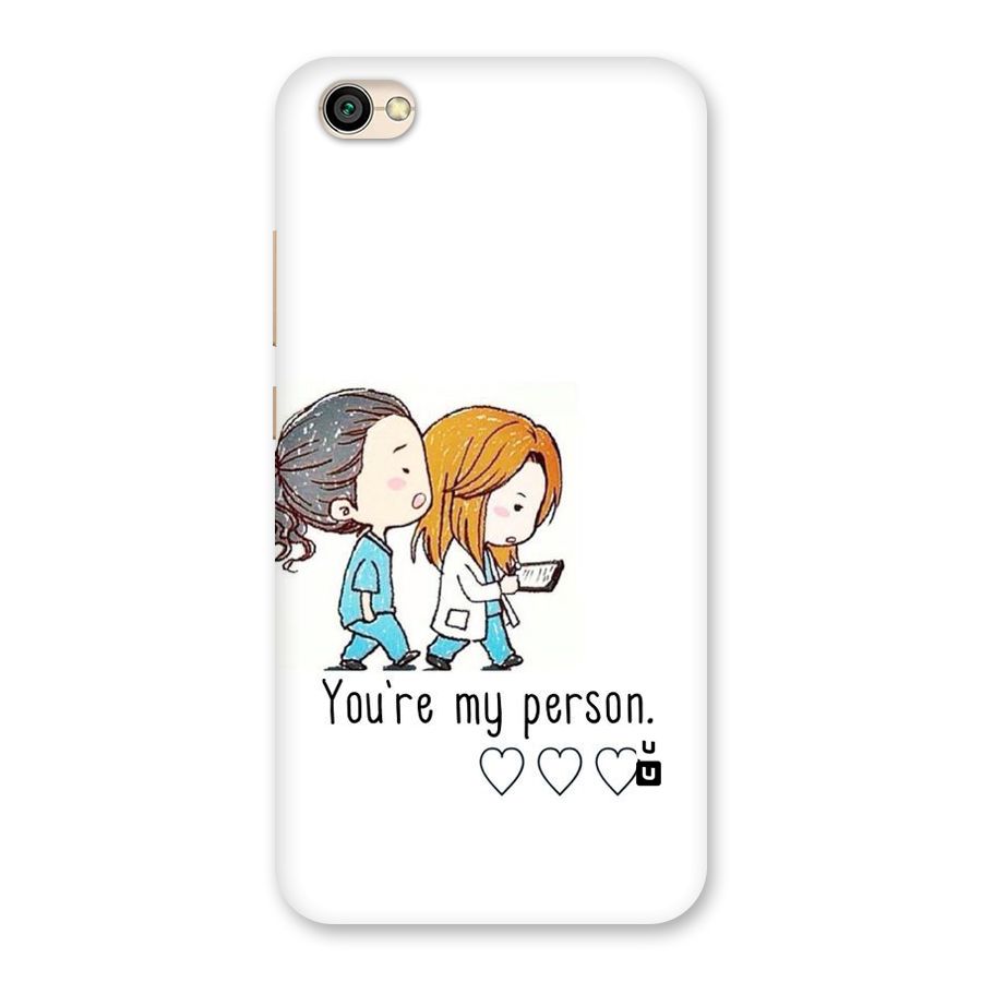 Two Friends In Coat Back Case for Redmi Y1 Lite