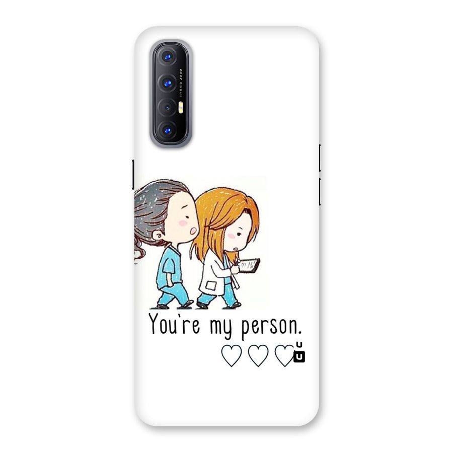 Two Friends In Coat Back Case for Reno3 Pro