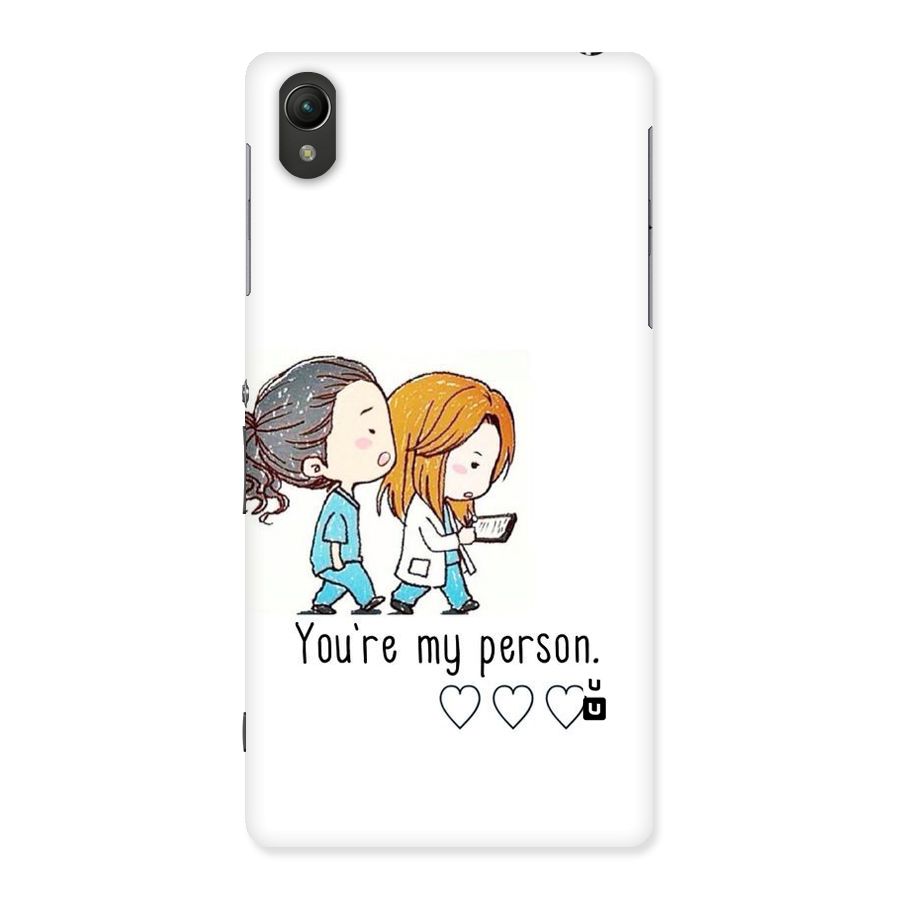 Two Friends In Coat Back Case for Sony Xperia Z2