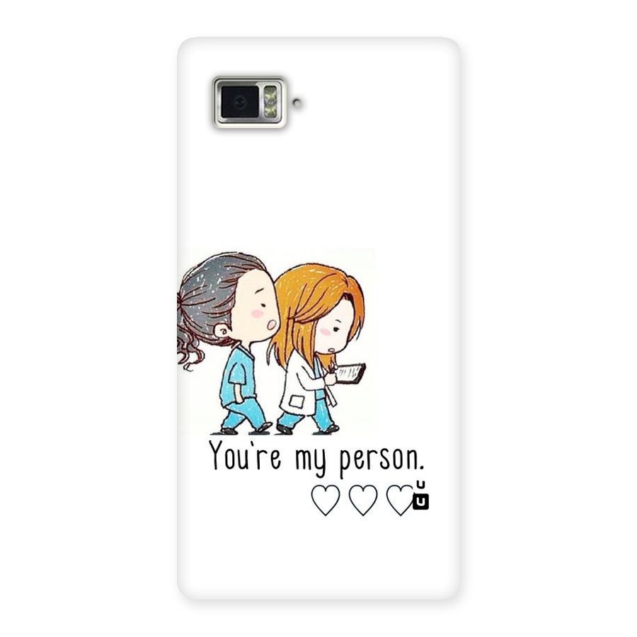 Two Friends In Coat Back Case for Vibe Z2 Pro K920