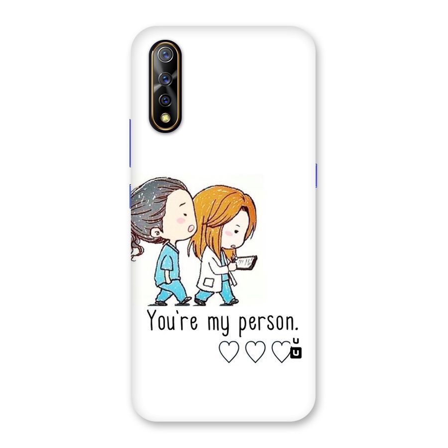 Two Friends In Coat Back Case for Vivo S1