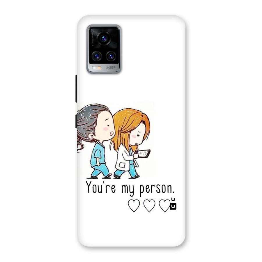 Two Friends In Coat Back Case for Vivo V20 Pro