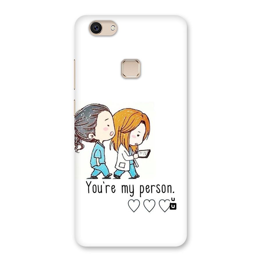 Two Friends In Coat Back Case for Vivo V7