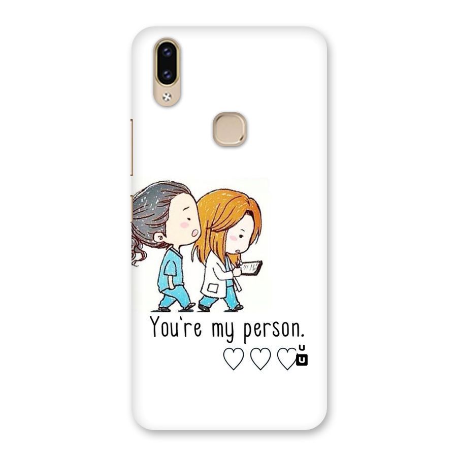 Two Friends In Coat Back Case for Vivo V9 Youth
