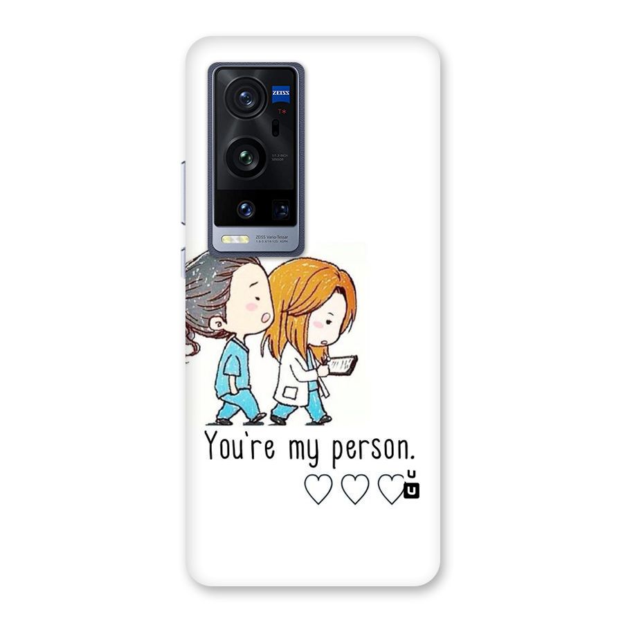 Two Friends In Coat Back Case for Vivo X60 Pro Plus