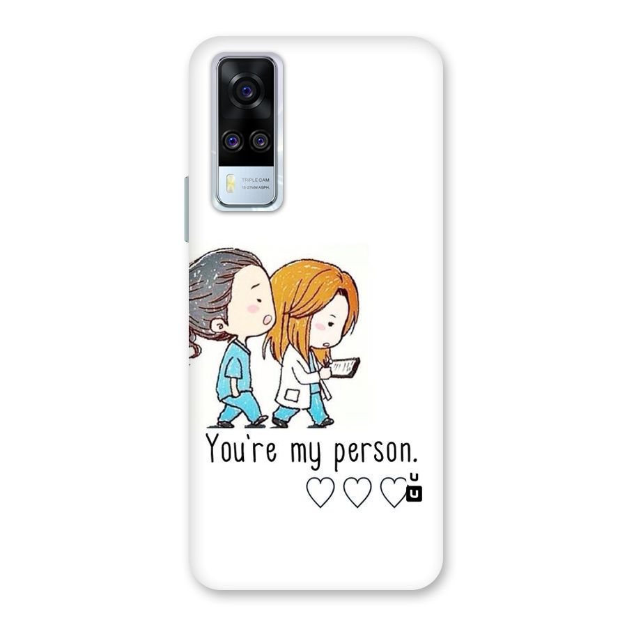 Two Friends In Coat Back Case for Vivo Y31