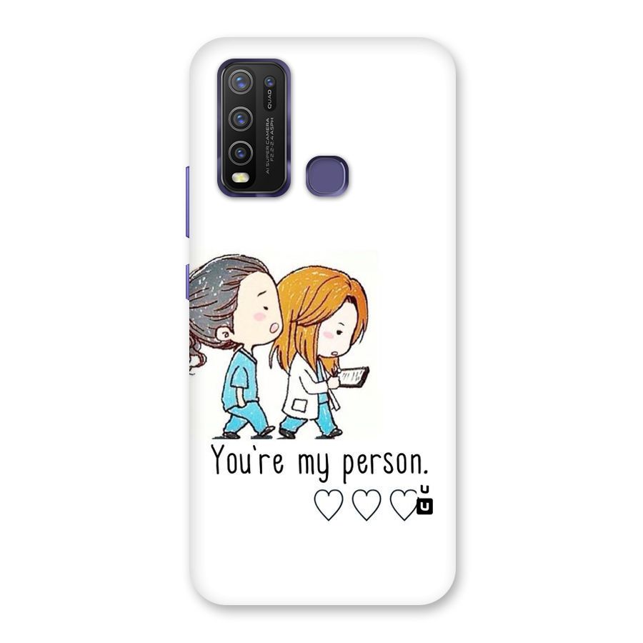 Two Friends In Coat Back Case for Vivo Y50