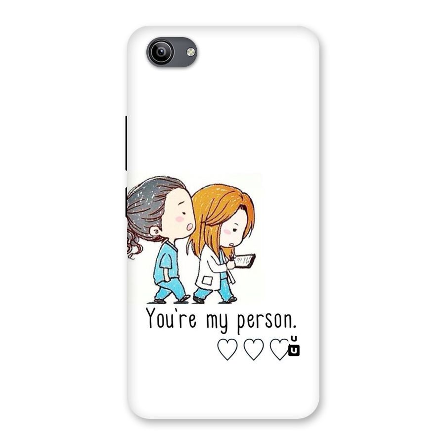 Two Friends In Coat Back Case for Vivo Y81i