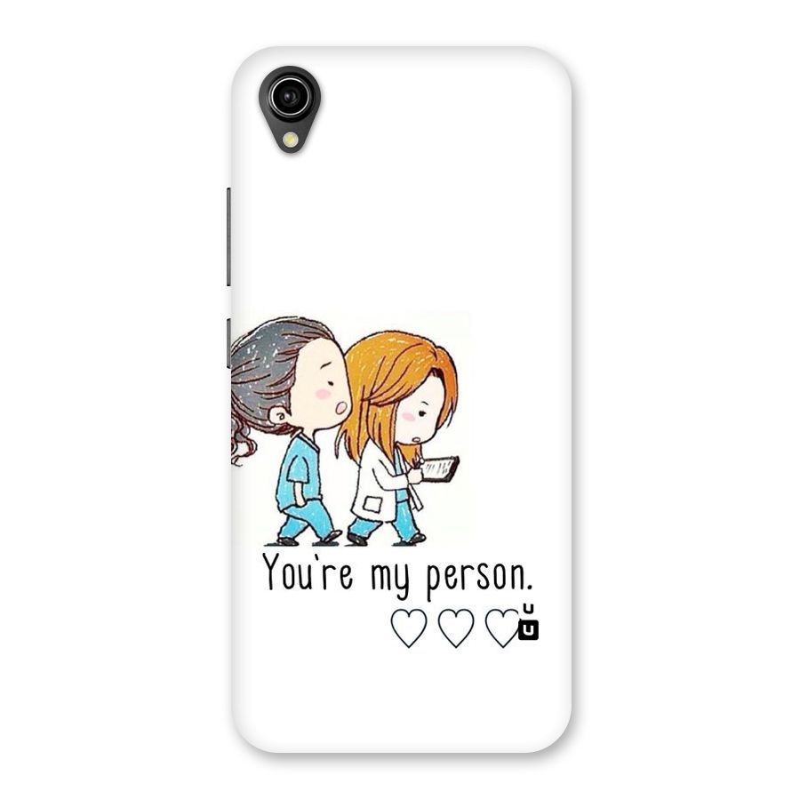 Two Friends In Coat Back Case for Vivo Y90