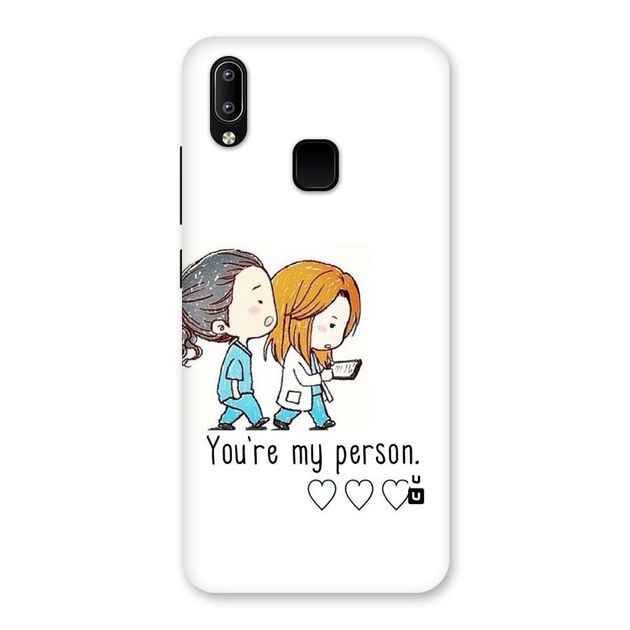 Two Friends In Coat Back Case for Vivo Y93