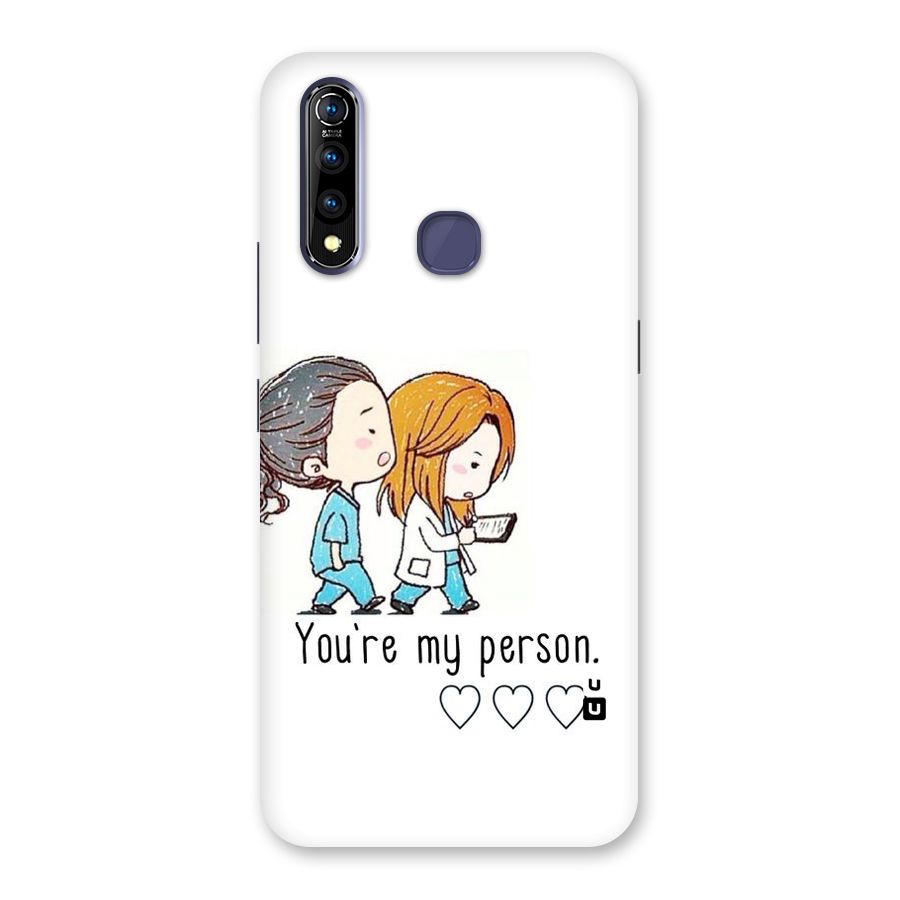 Two Friends In Coat Back Case for Vivo Z1 Pro
