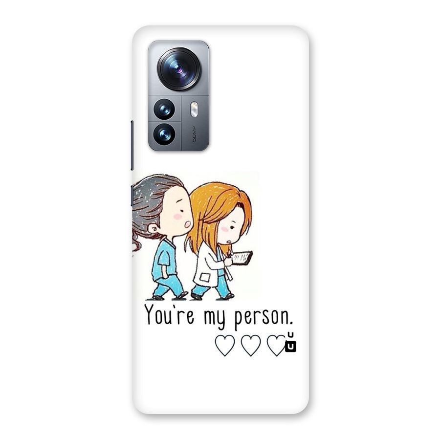 Two Friends In Coat Back Case for Xiaomi 12 Pro