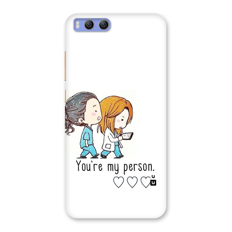 Two Friends In Coat Back Case for Xiaomi Mi 6