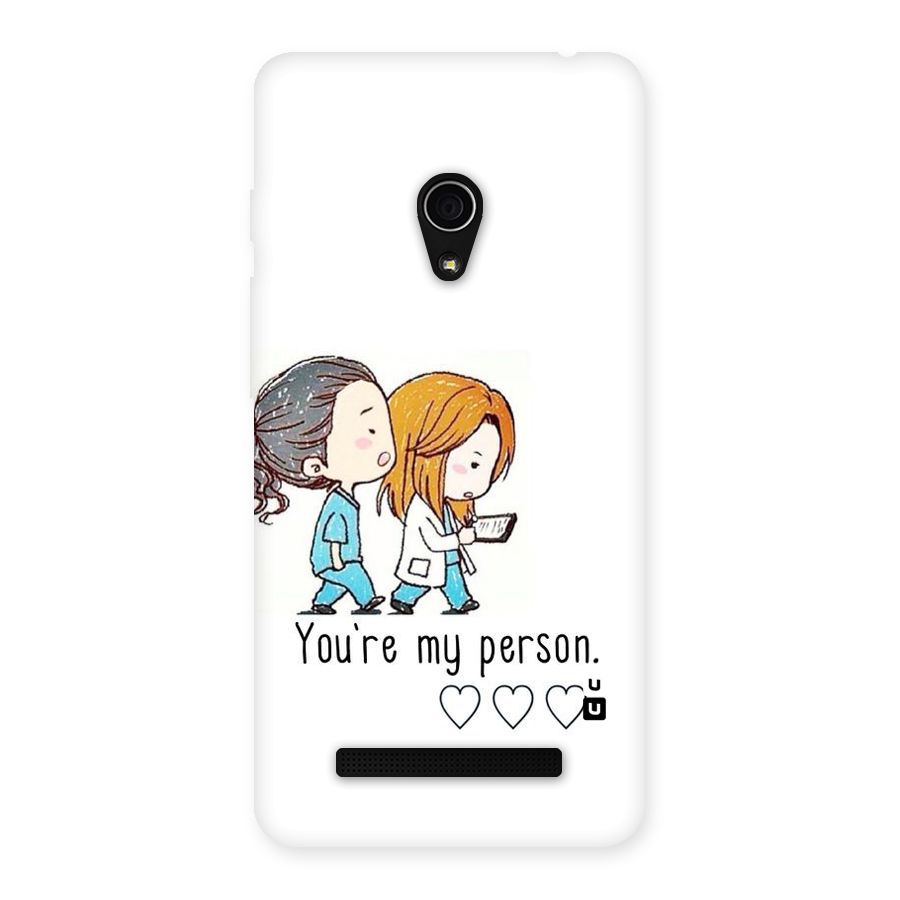 Two Friends In Coat Back Case for Zenfone 5