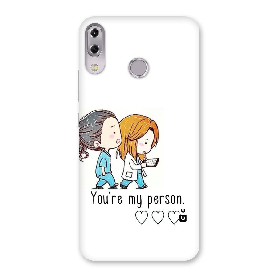 Two Friends In Coat Back Case for Zenfone 5Z