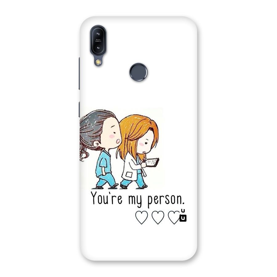 Two Friends In Coat Back Case for Zenfone Max M2