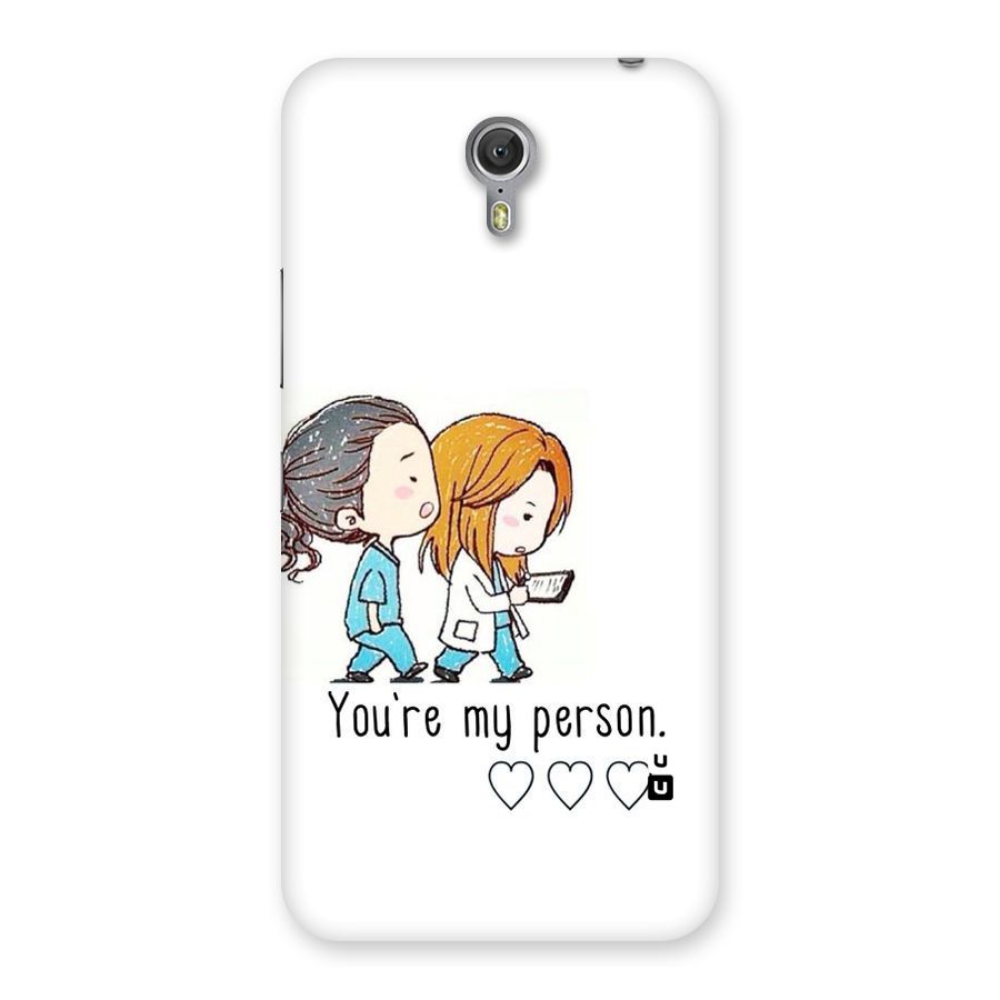 Two Friends In Coat Back Case for Zuk Z1