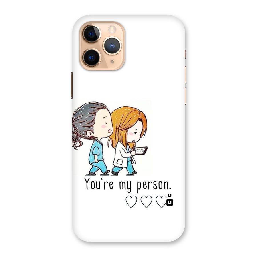 Two Friends In Coat Back Case for iPhone 11 Pro