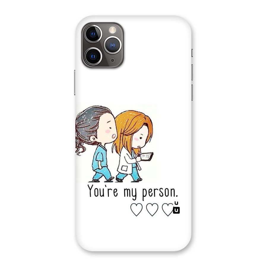 Two Friends In Coat Back Case for iPhone 11 Pro Max