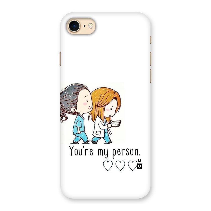 Two Friends In Coat Back Case for iPhone 7
