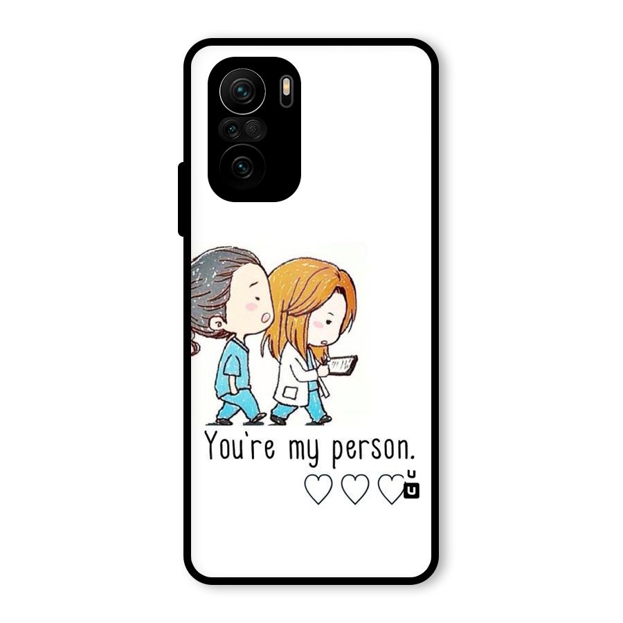 Two Friends In Coat Glass Back Case for Mi 11X Pro