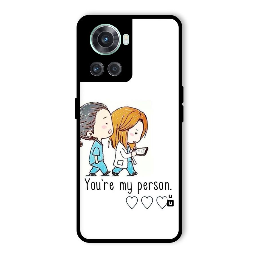 Two Friends In Coat Glass Back Case for OnePlus 10R