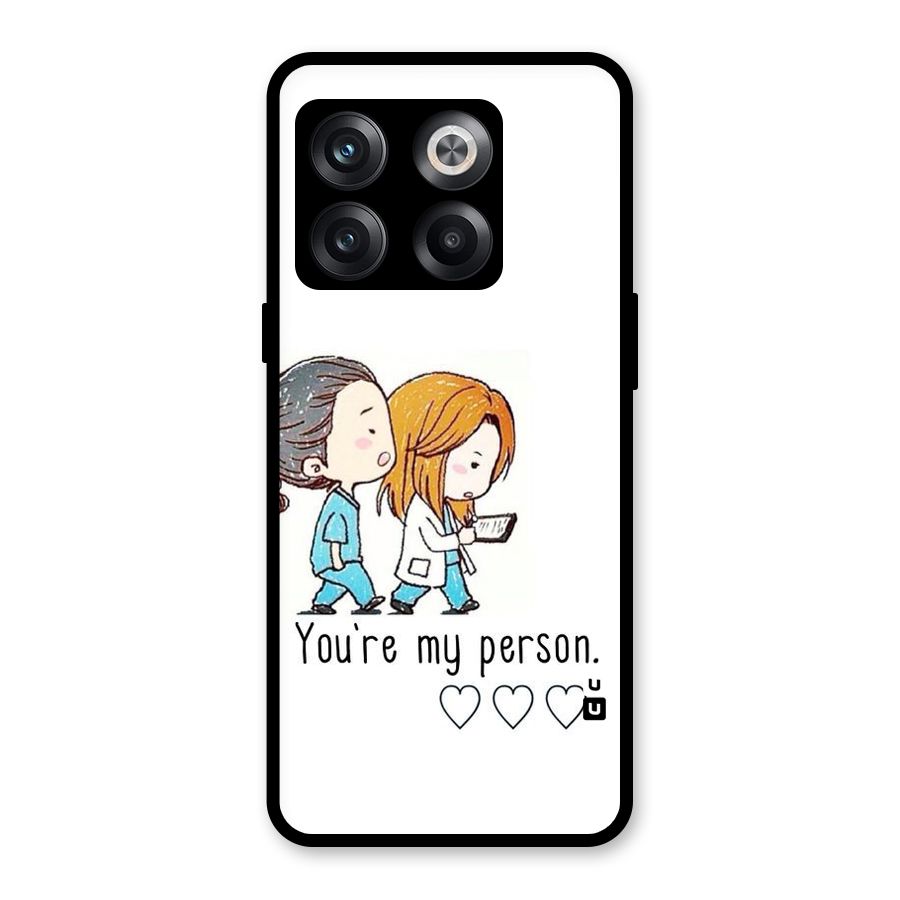 Two Friends In Coat Glass Back Case for OnePlus 10T