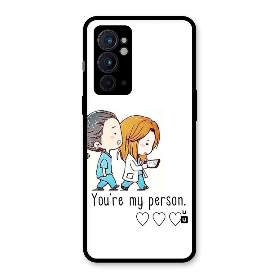 Two Friends In Coat Glass Back Case for OnePlus 9RT 5G