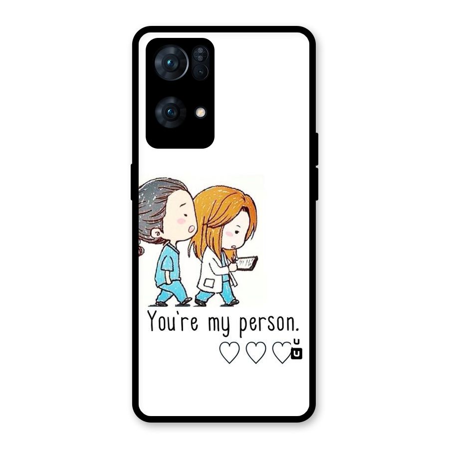 Two Friends In Coat Glass Back Case for Oppo Reno7 Pro 5G