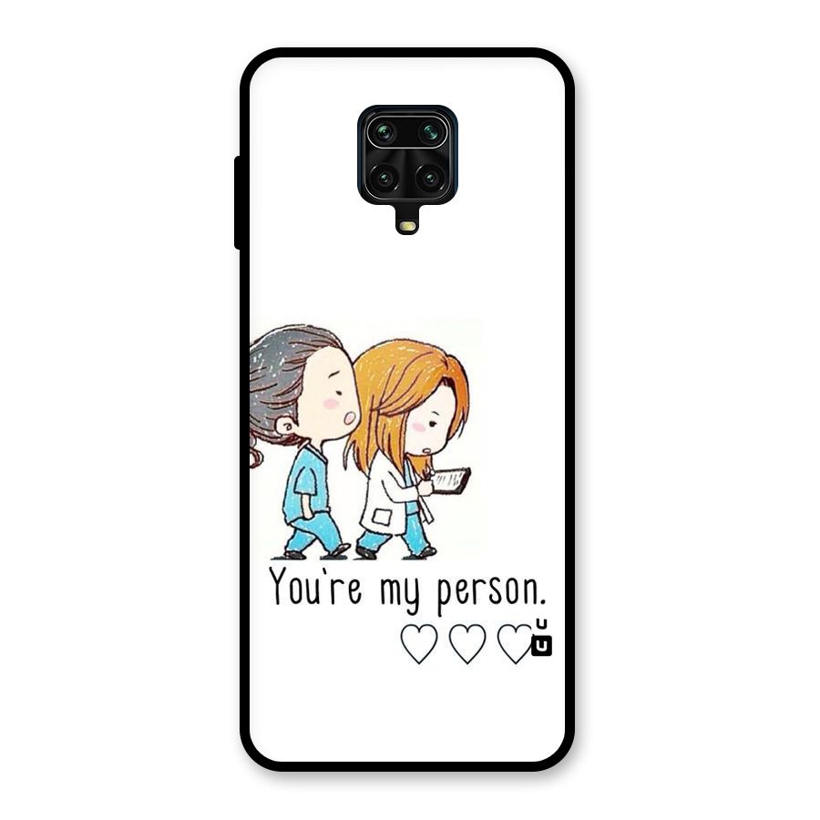 Two Friends In Coat Glass Back Case for Poco M2 Pro