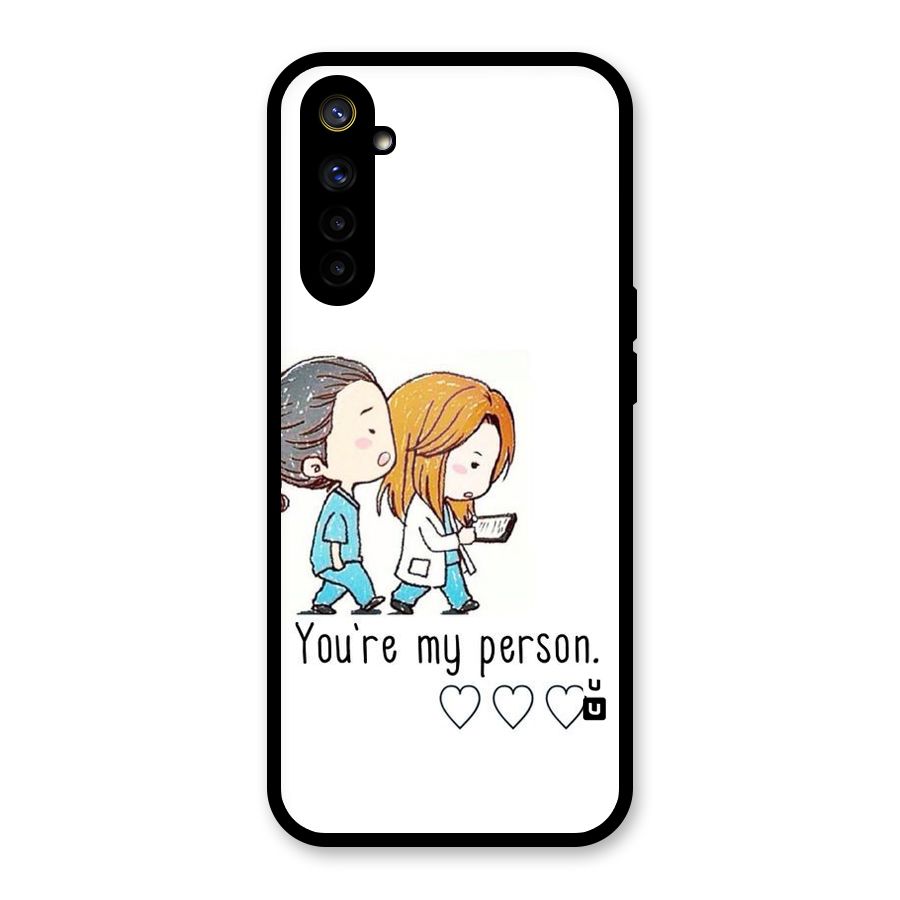 Two Friends In Coat Glass Back Case for Realme 6