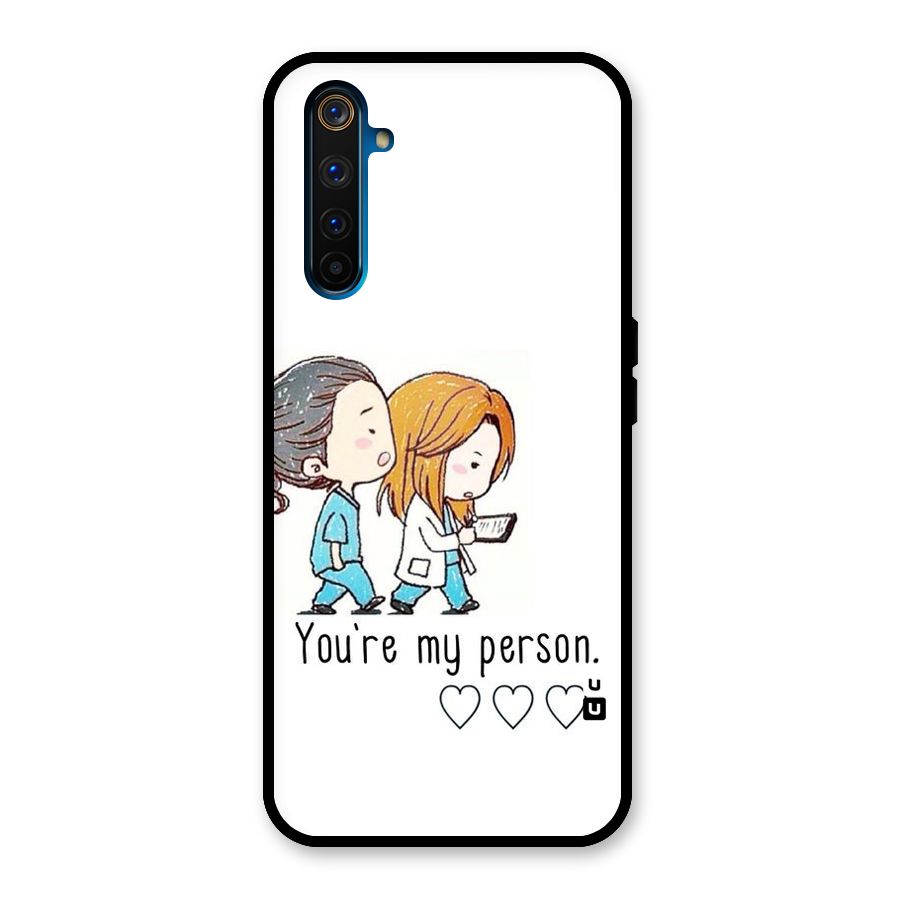 Two Friends In Coat Glass Back Case for Realme 6 Pro