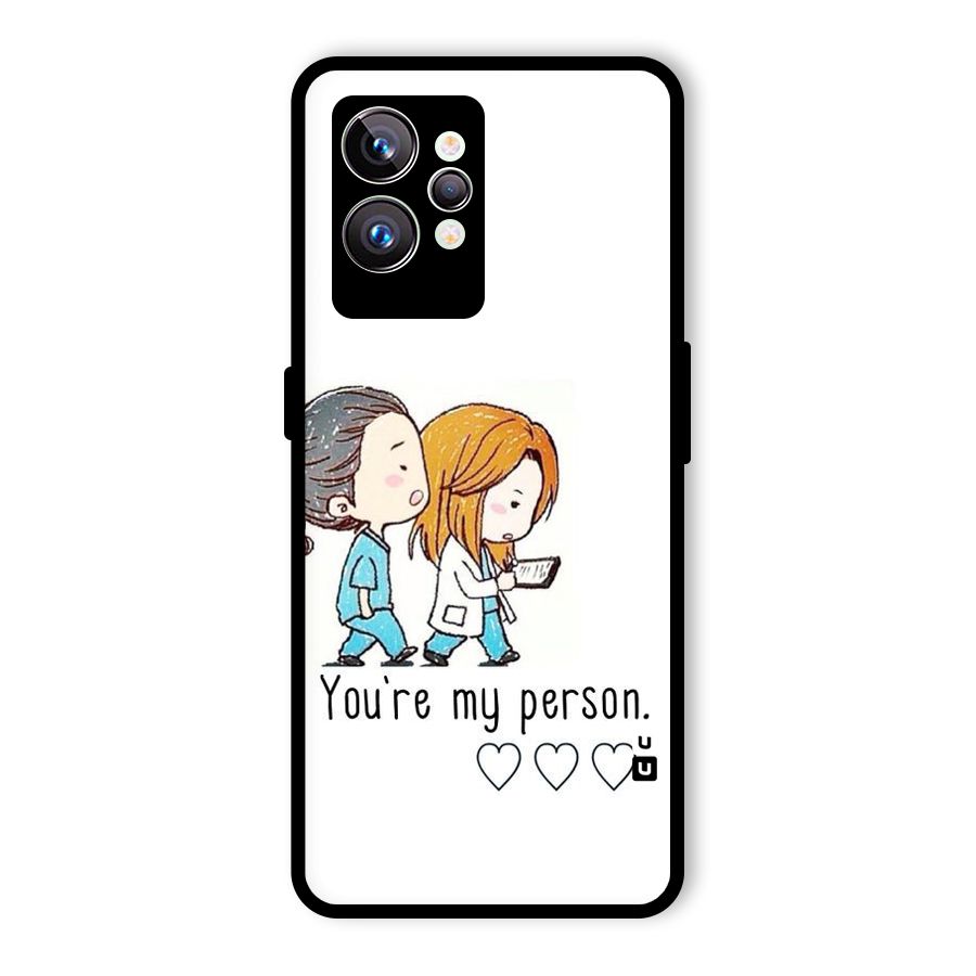 Two Friends In Coat Glass Back Case for Realme GT2 Pro