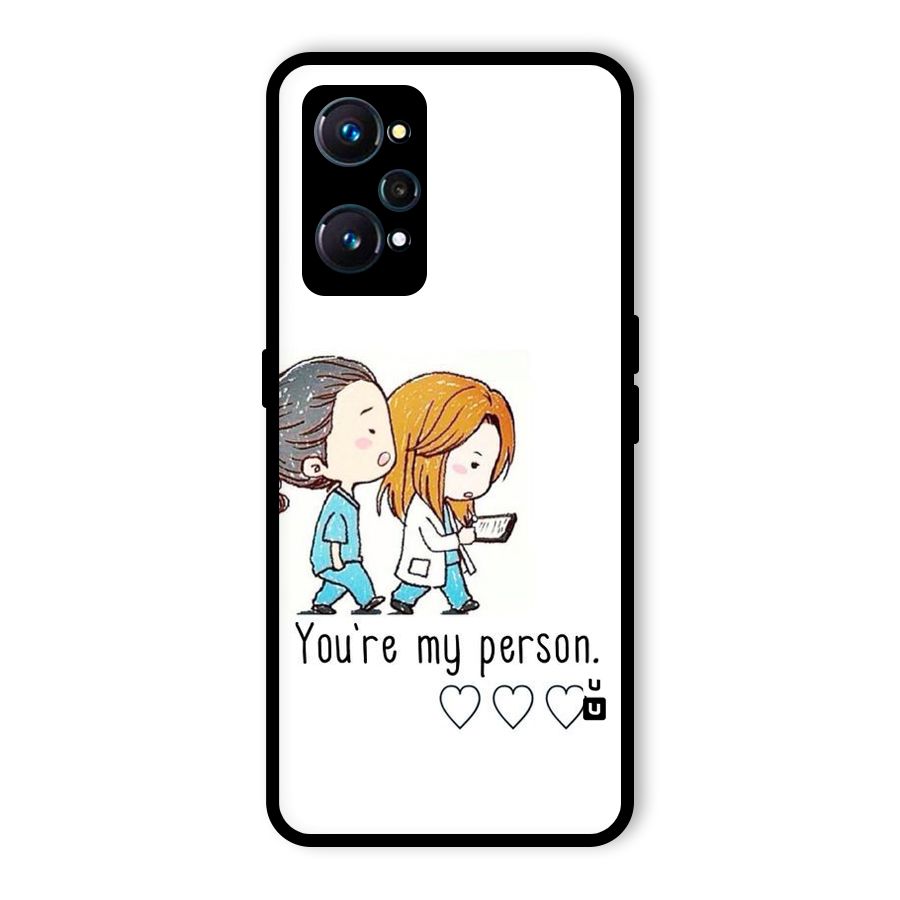 Two Friends In Coat Glass Back Case for Realme GT 2