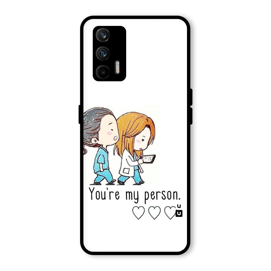 Two Friends In Coat Glass Back Case for Realme GT 5G