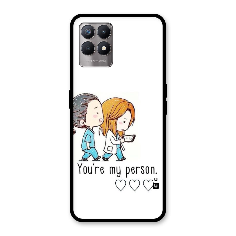 Two Friends In Coat Glass Back Case for Realme Narzo 50