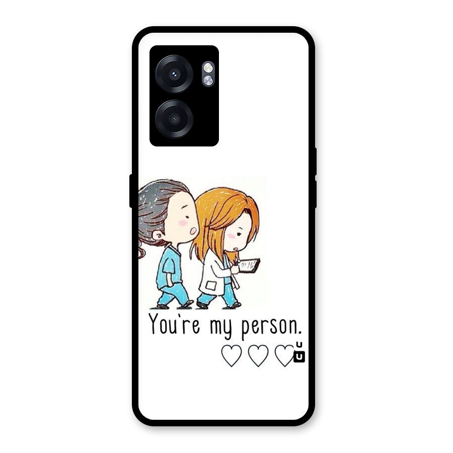 Two Friends In Coat Glass Back Case for Realme Narzo 50 5G