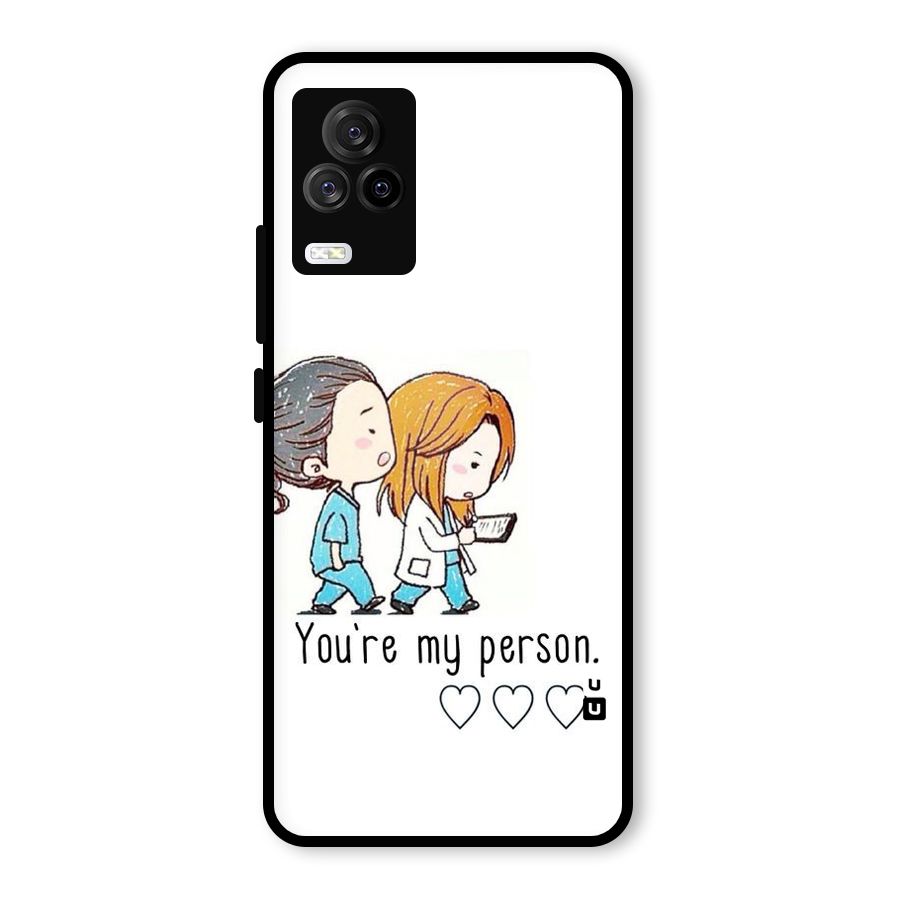 Two Friends In Coat Glass Back Case for Vivo iQOO 7 Legend 5G