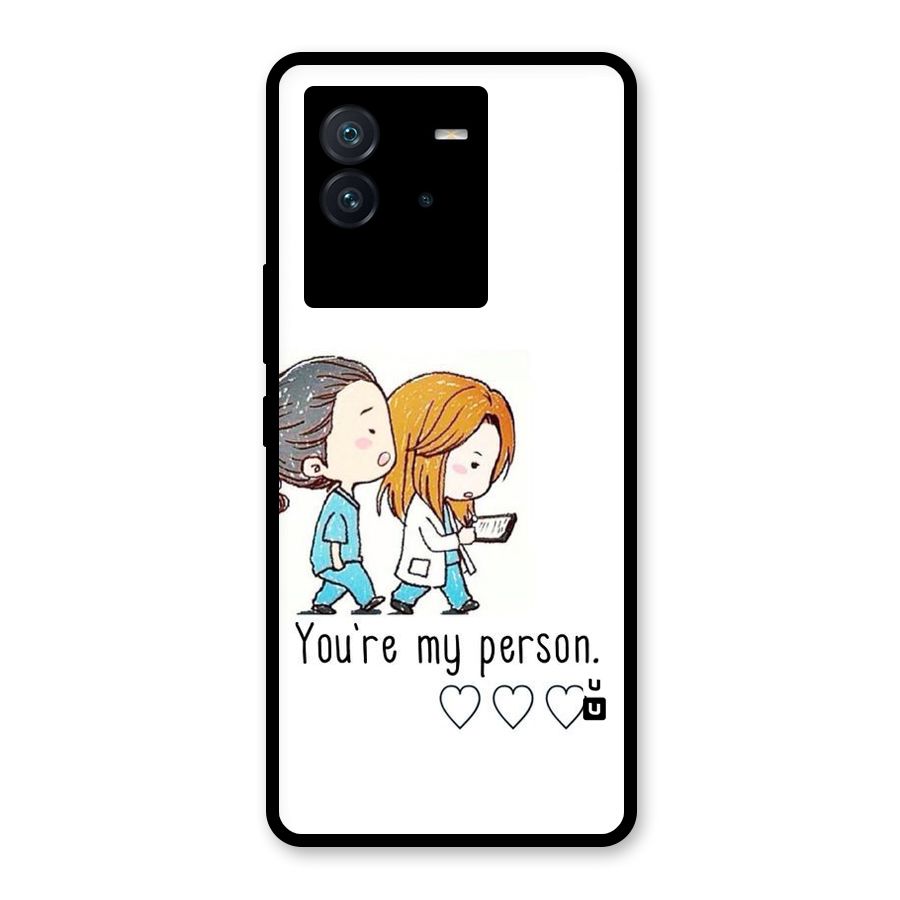 Two Friends In Coat Glass Back Case for Vivo iQOO Neo 6 5G